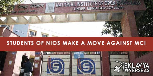 Students of NIOS make a move against MCI