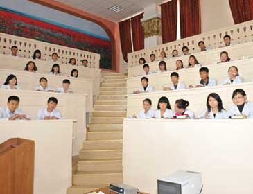 Kazakh National Medical University Classroom