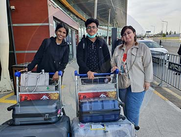 Indian Students in Georgia Airport Pickup 4