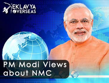 PM Modi View about National Medical Council : Eklavya Overseas