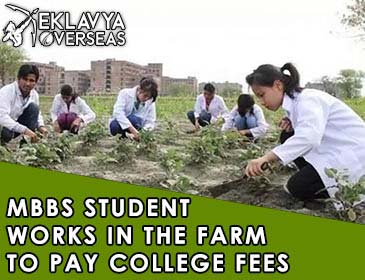 MBBS Student Works in the Farm to Pay College Fees