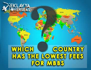 Which country has the lowest fees for MBBS